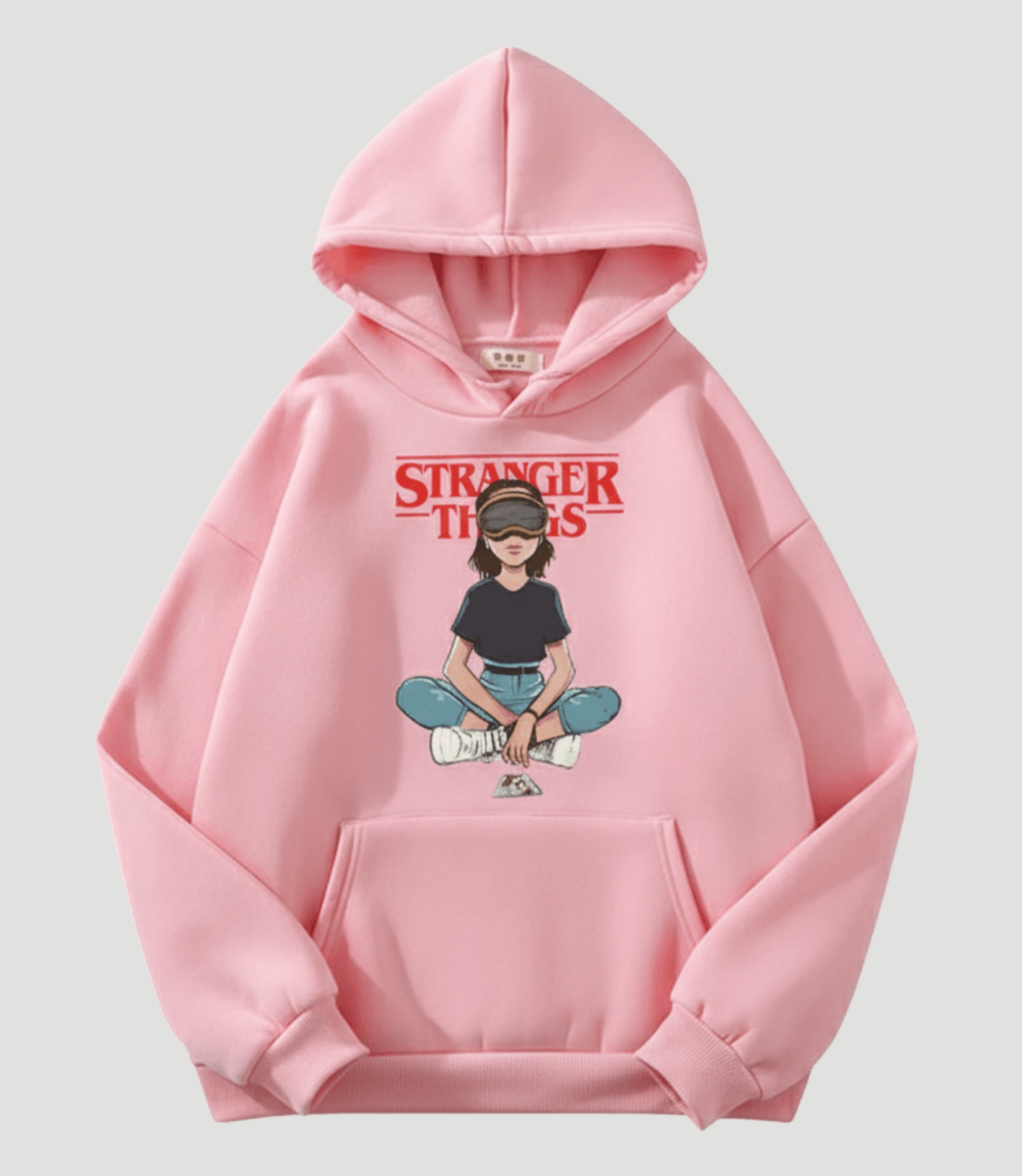 Stranger Things Pink Hoodie - SKUA