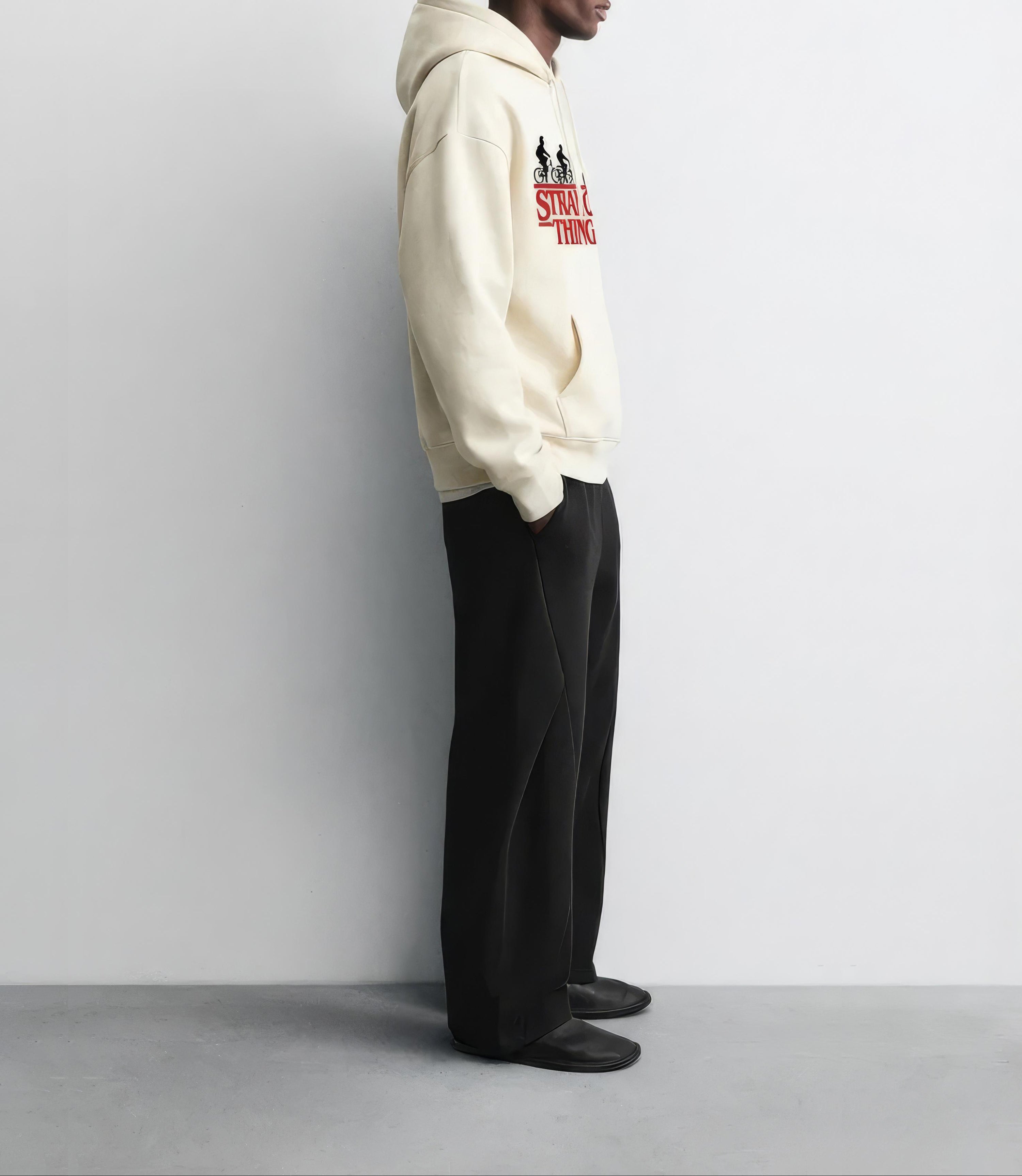 Stranger Things Retro Bike Crew Hoodie - SKUA