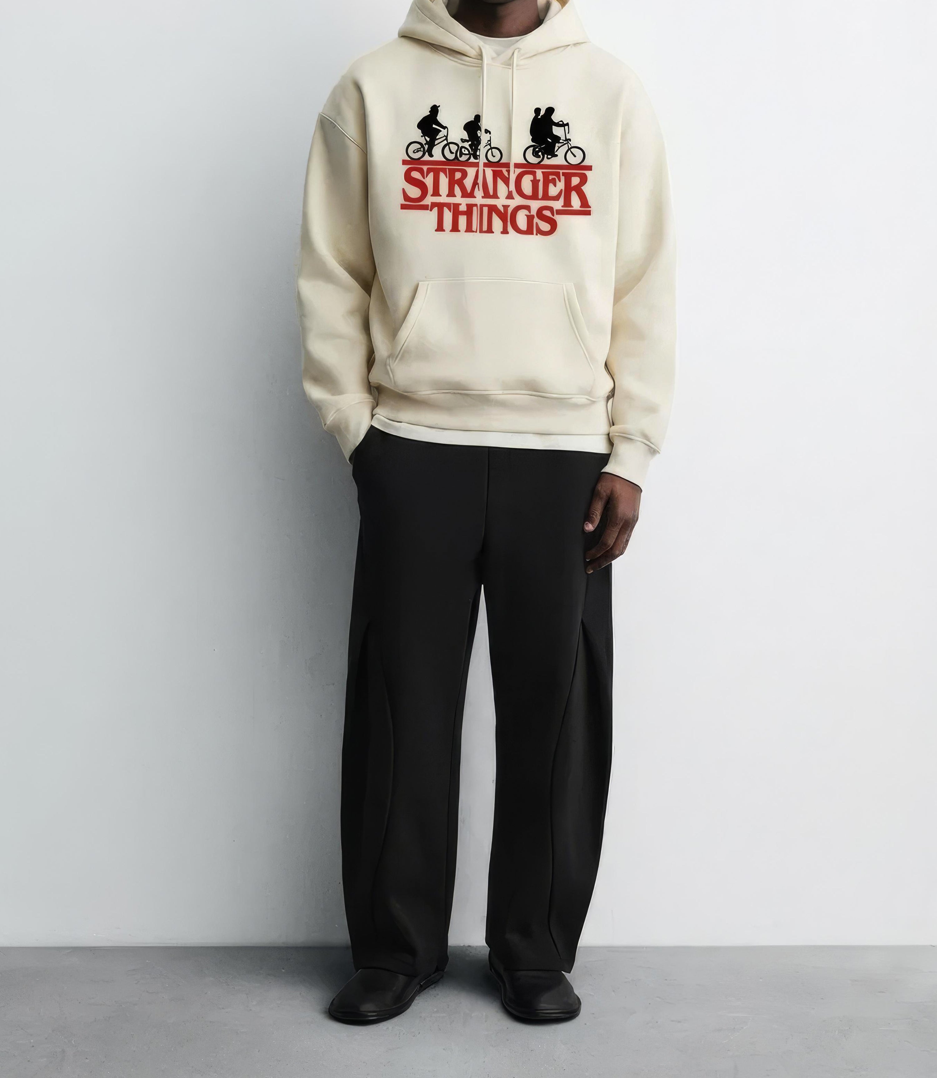 Stranger Things Retro Bike Crew Hoodie - SKUA